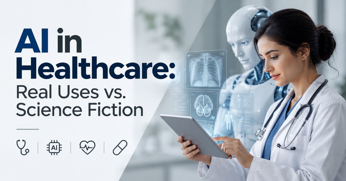 AI in Healthcare: Real Uses vs. Science Fiction